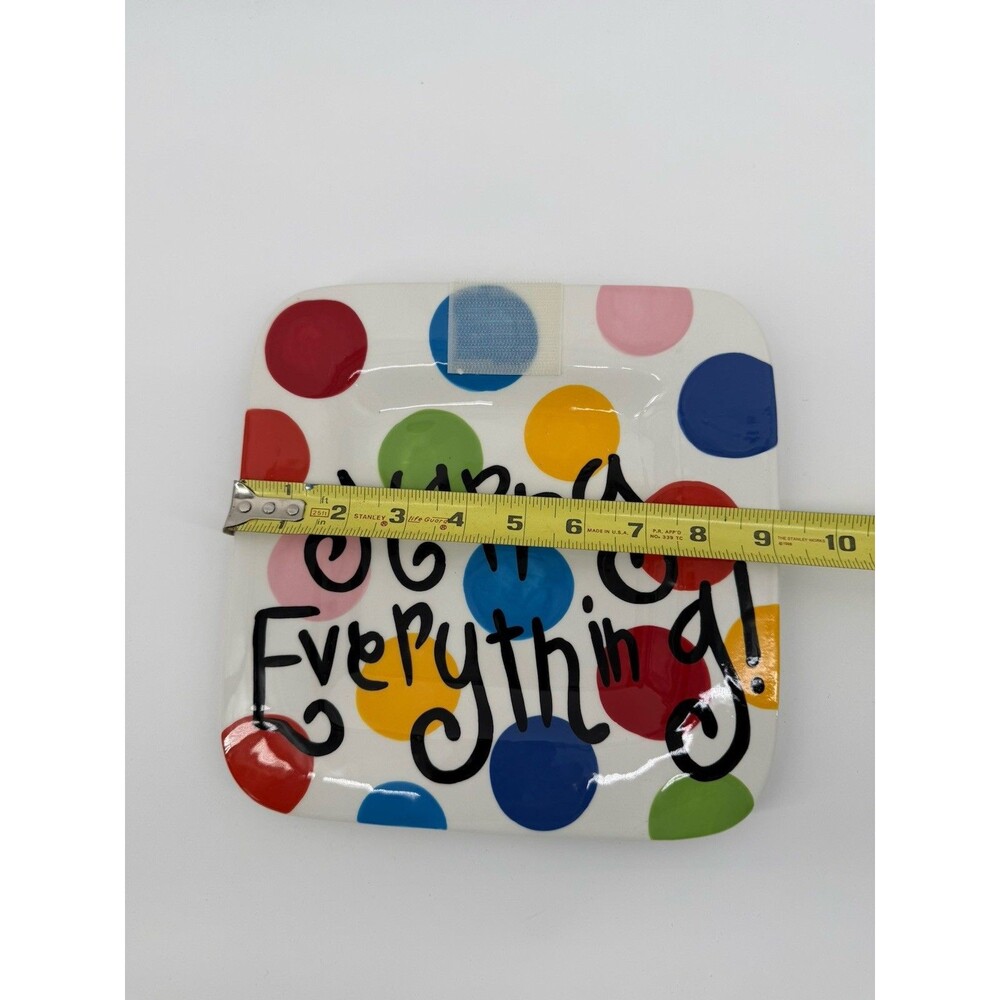 Happy Everything! Polka Dot Platter Base PLATTER ONLY
